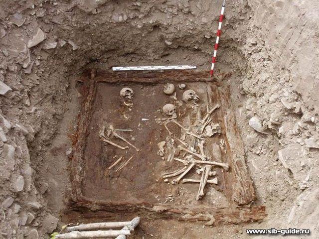 Раскопки на могильнике Эки-Оттуг 1, VII век до н.э.