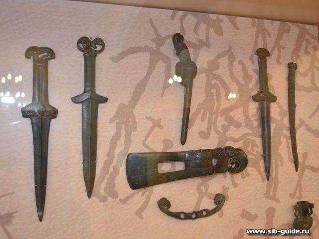 Минусинский краеведческий, коллекция оружия