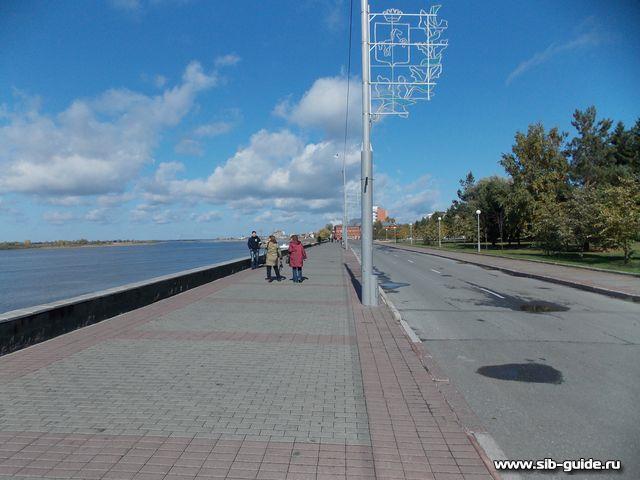 "Осенние выходные - 2014": Томск, Набережная Томи