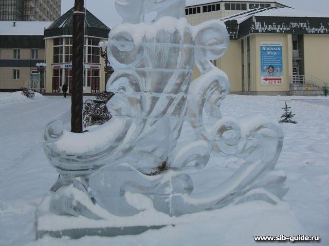 "Белокуриха - 2012":  Ледяная скульптура