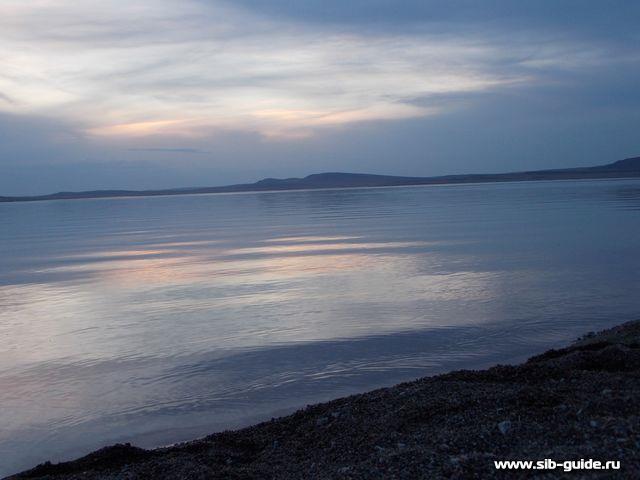 "Хакасия - 2013":  Вечер на озере Белё