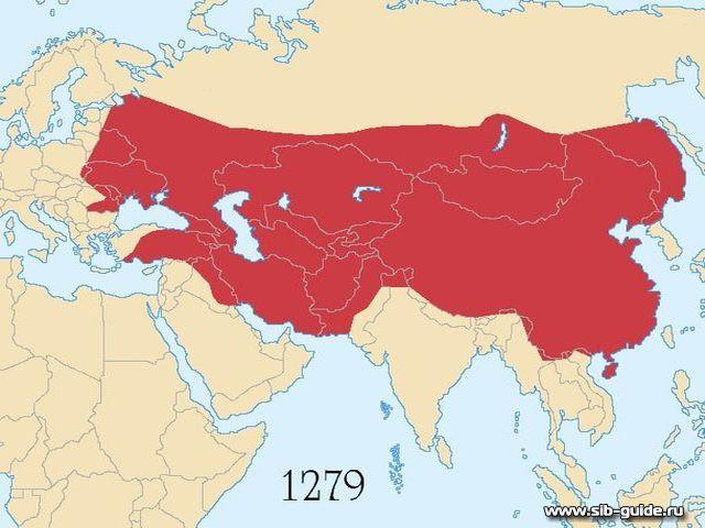 Территория Монгольской империи