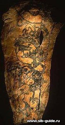Татуировка на плече мумии (Пазырык)