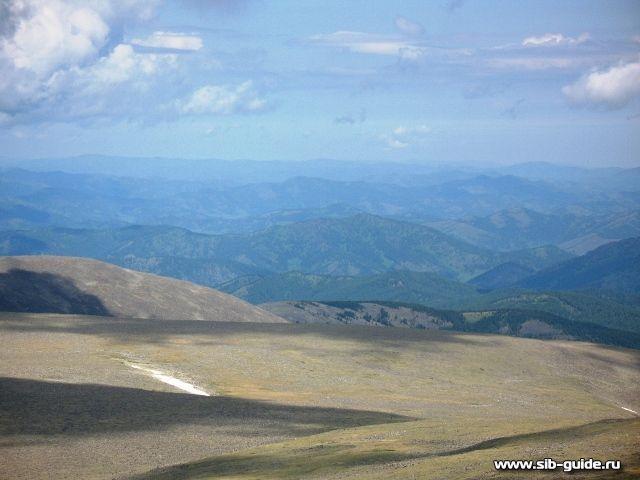 Турбаза "Сарлык", панорама с вершины Сарлыка