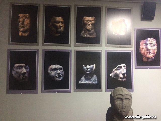 Выставка  "Лики древнего Енисея" в В Национальном музее Тувы