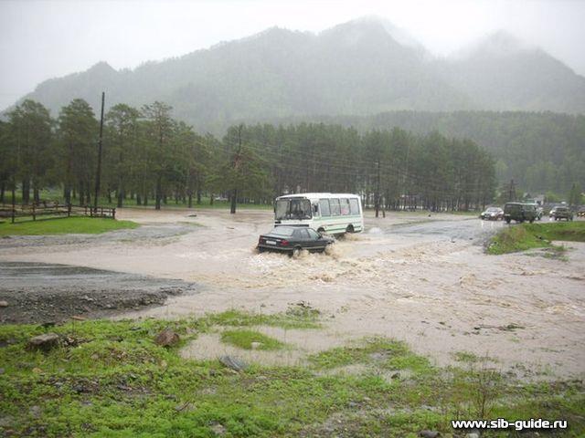 Наводнение в Горном Алтае