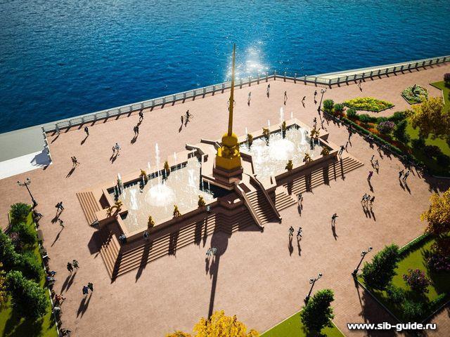 Проект нового обелиска "Центр Азии"