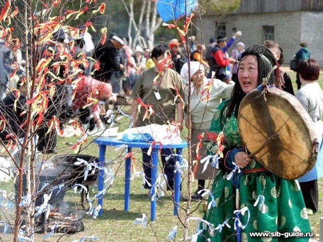 Шаманы Бурятии провели обряд встречи хуннского Нового года