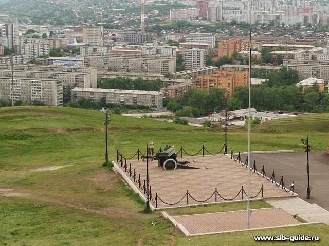 Пушка на Караульной горе в Красноярске