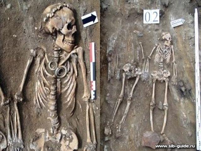 Парное погребение раннего бронзового века