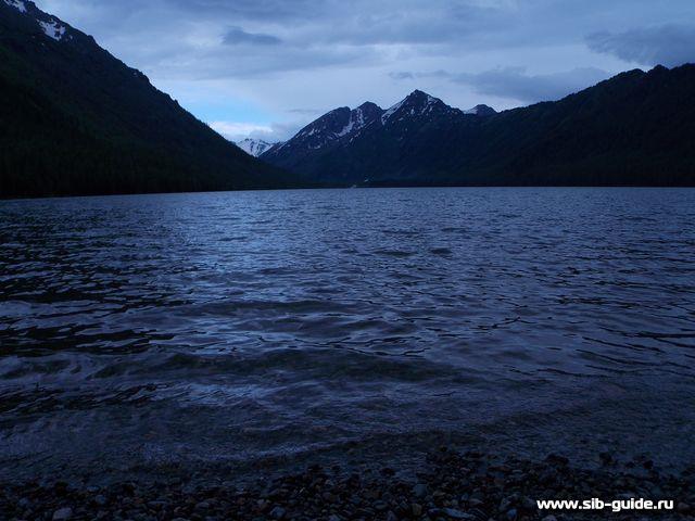 "Мультинские озера - 2013":  Вечер на Нижнем Мультинском озере